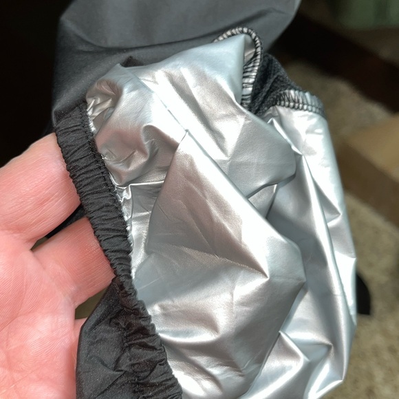 Black Nylon 2Pc. Sauna/Workout Suit Brand New Never Worn - Picture 6 of 15